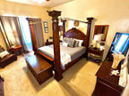 Bedroom 1, shared king bed